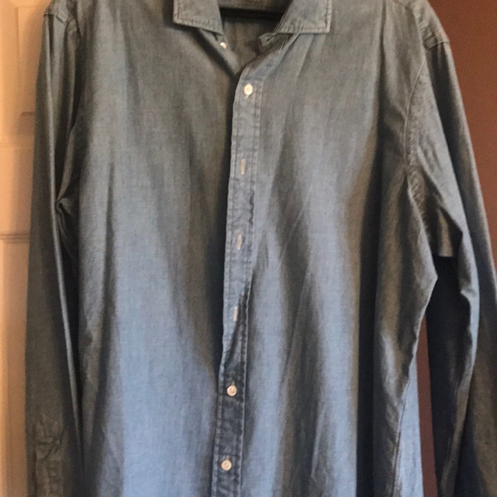 Polo Denim Long Sleeve Button Up